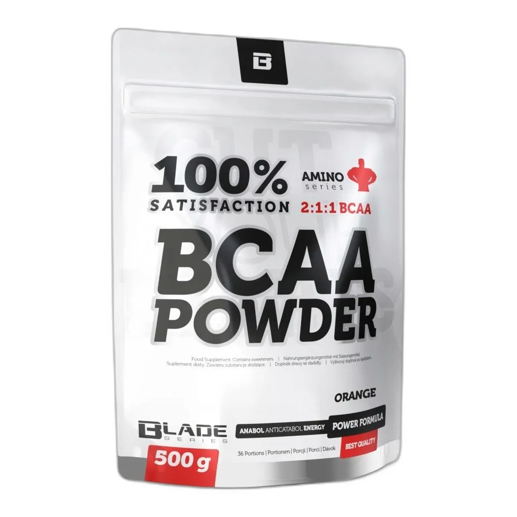 Hi tec bcaa z glutaminą w proszku 500 g — zdjęcie 1