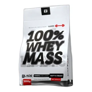 Hi Tec Blade 100% Whey Mass 3000g - gainer wspomagający przyrost masy — zdjęcie 1