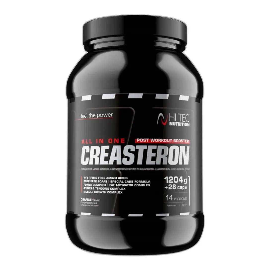 HI TEC CREASTERON 1204g+28k BCAA z białkiem i witaminami — zdjęcie 1