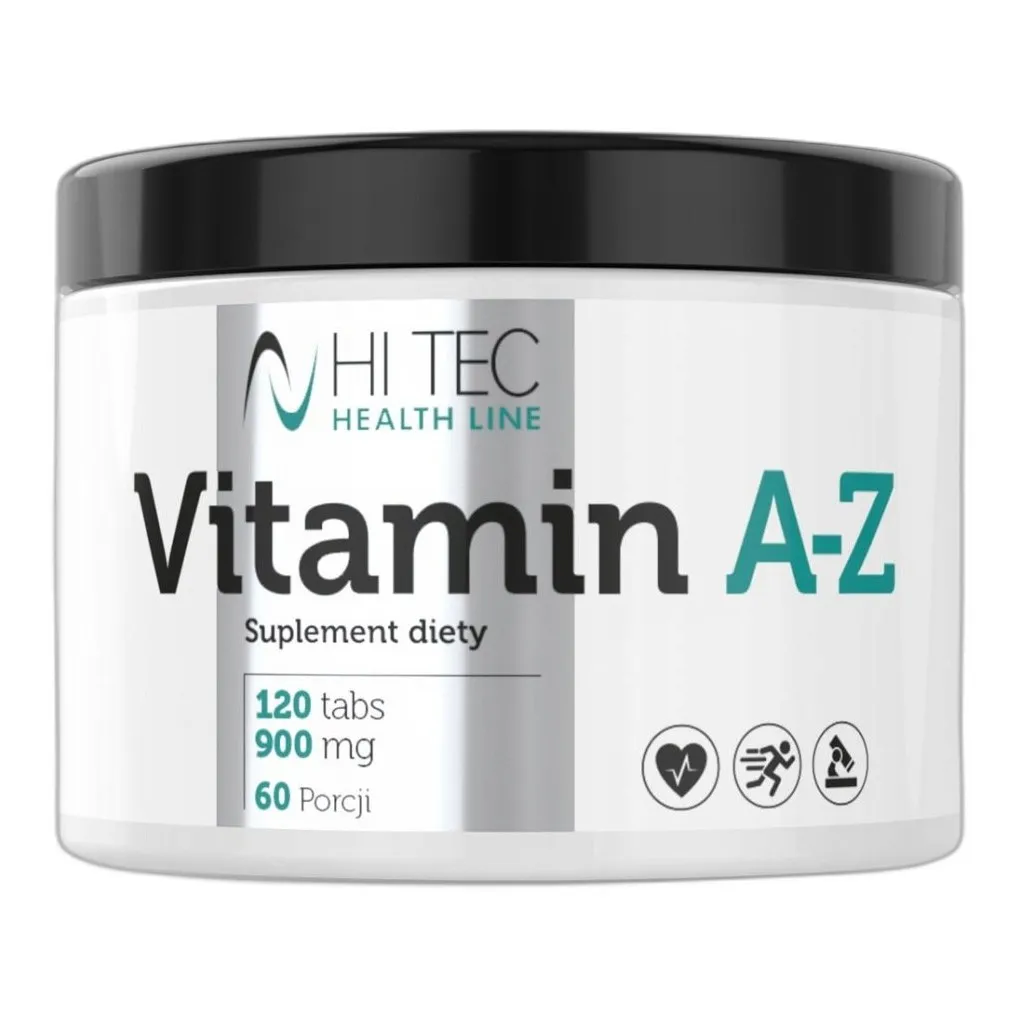 HI TEC Vitamin A-Z - 120 tab. ODPORNOŚĆ ZDROWIE — zdjęcie 1