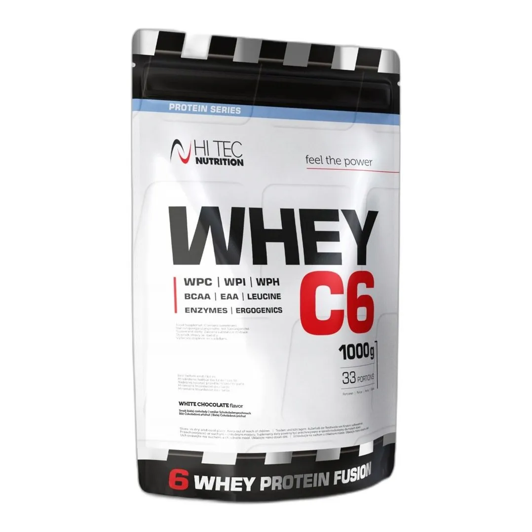 hi tec whey c-6 1000 g izolat wpi wph wpc — zdjęcie 1
